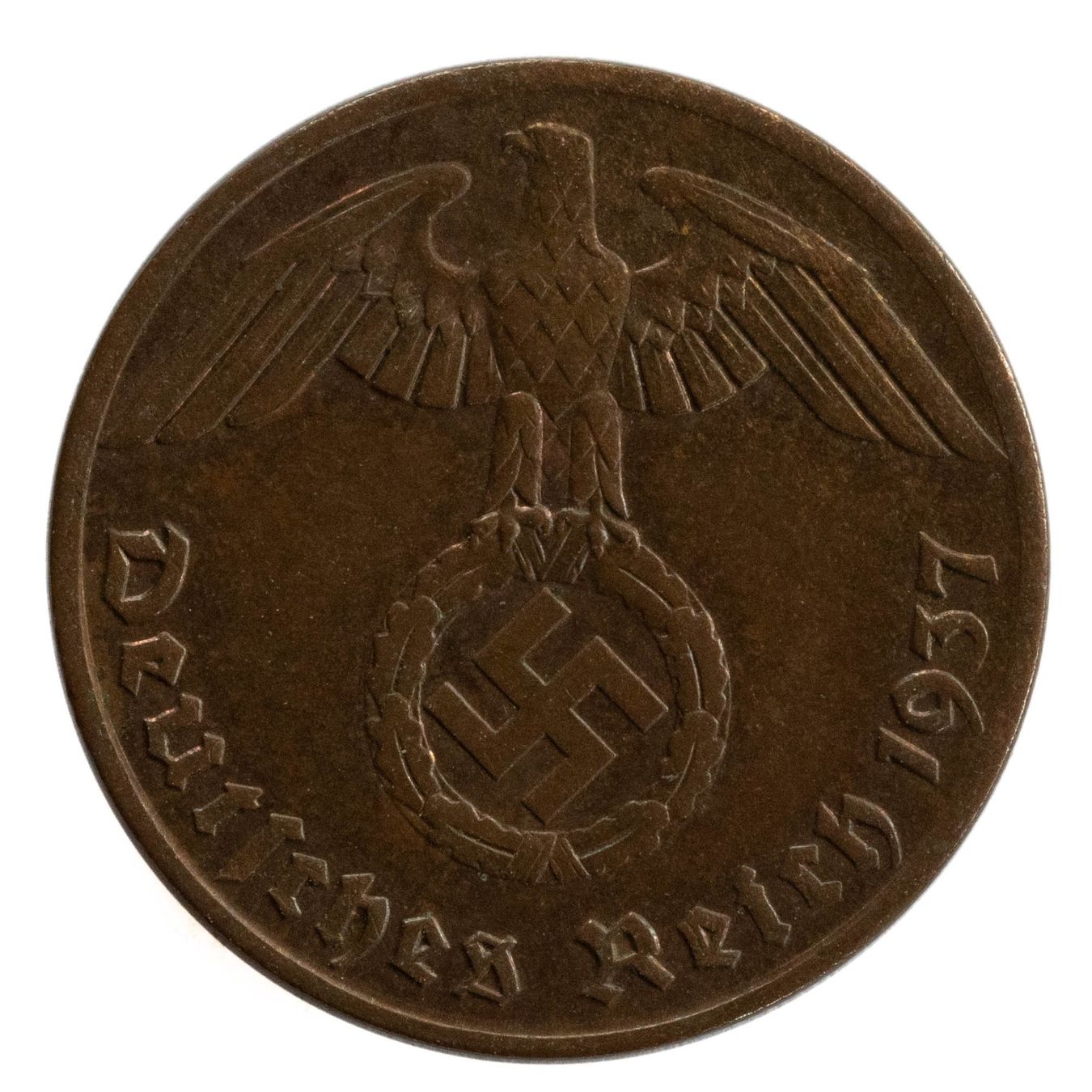 Tutti le monete: Deutschland - 1 Reichspfennig - 1937 - A – Usato da Rotkreuz venduto da num_6343 1