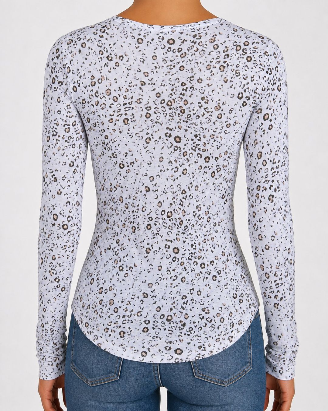 T-shirt: Rails Langarmshirt -  Leoprint - Gr. M - TOP – Usato da Dübendorf venduto da san_tt6m 3