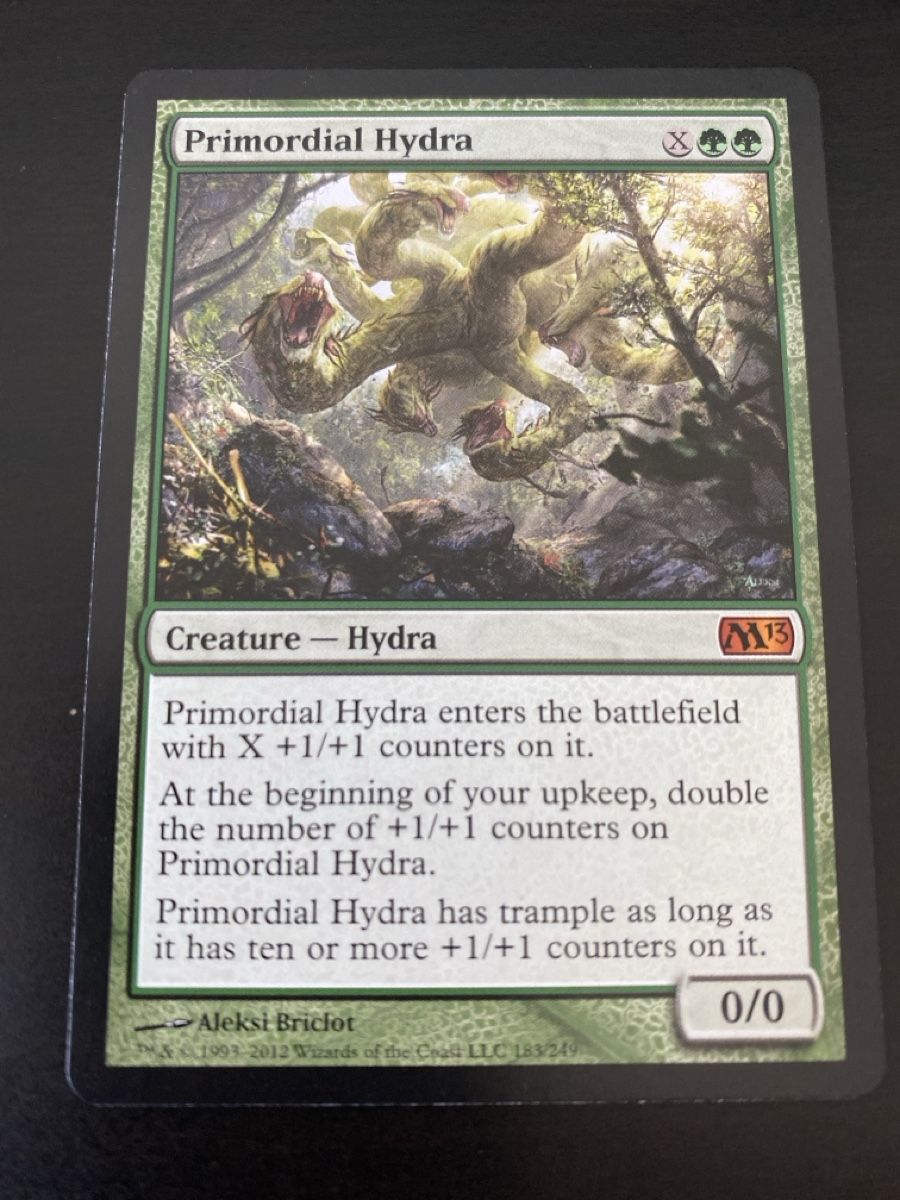 Magic The Gathering Sammelbilder & Trading cards: Primordial Hydra – Gebraucht aus Oberglatt ZH von Finlandia1
