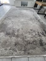 Teppich Grau Muster 200x290 cm neuwertig