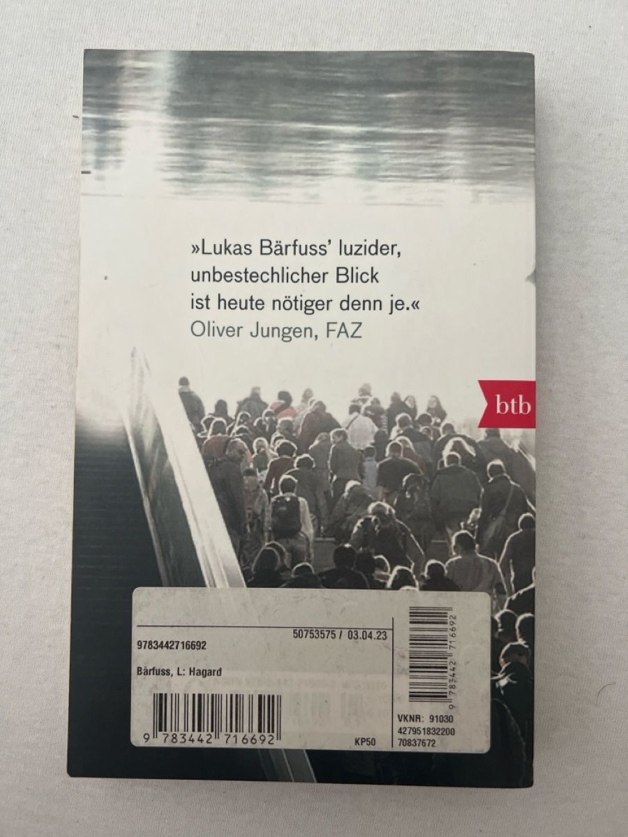 Bücher: Hagard, Lukas Bärfuss – Gebraucht aus gattikon von isa_6skk 1