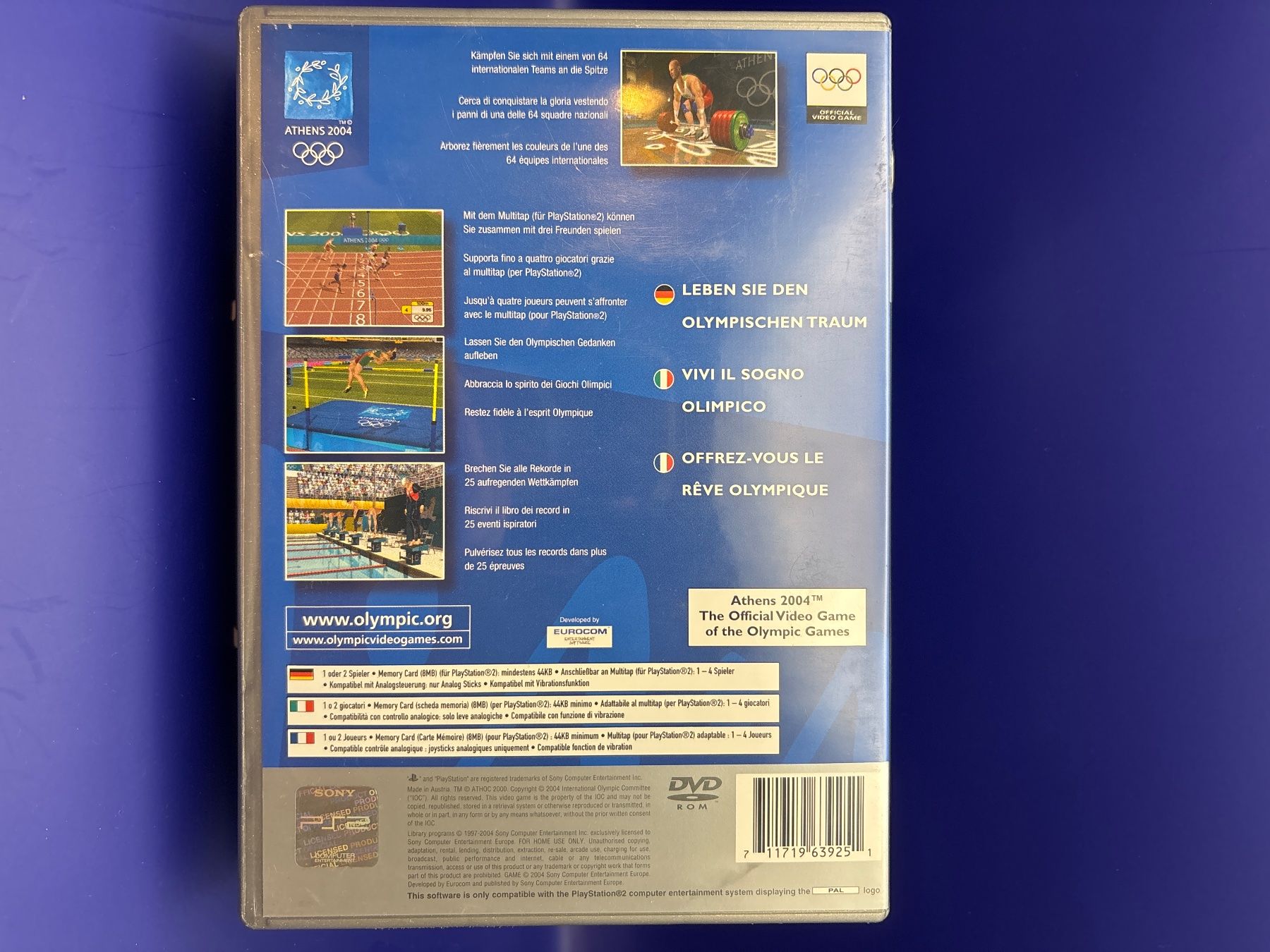 Sony Giochi: ATHENS 2004 - Sony Playstation 2, PS2 – Usato da Zürich venduto da hiddentreasures_zh 1