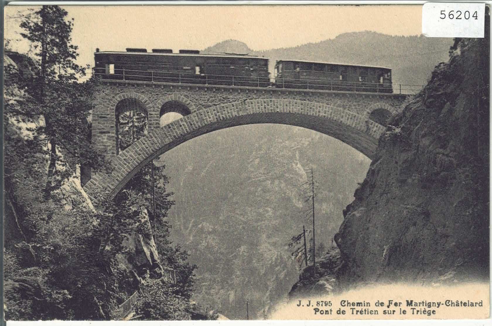 Cartes postales: Chemin de Fer Martigny-Chatelard - Pont de Tretien sur le Tr – D'occasion à Ettingen par Kartenplanet