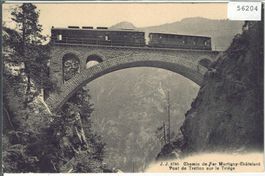 Chemin de Fer Martigny-Chatelard - Pont de Tretien sur le Tr