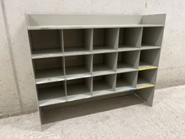 Vintage Metallregal Fachregal Gestell