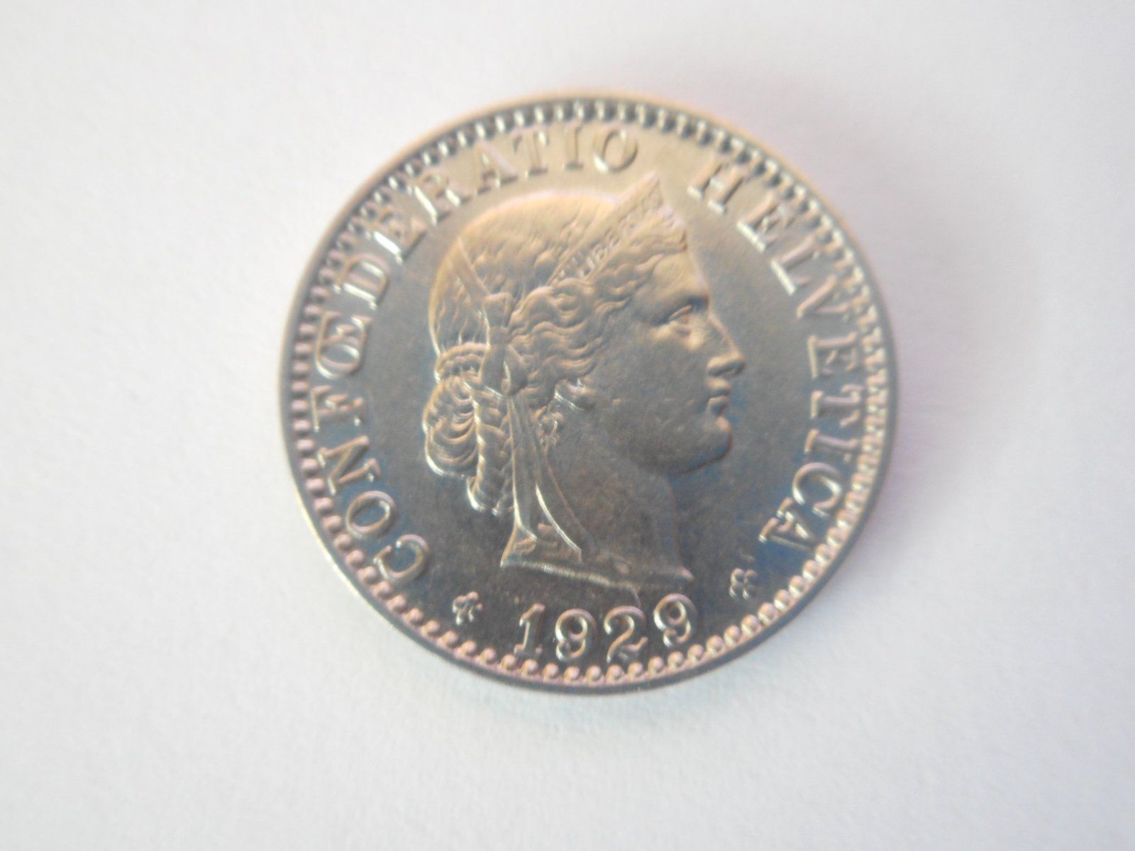 Alle Münzen: 20 Rp. 1929 – Neu (gemäss Beschreibung) aus Kriegstetten von pizlad2010