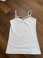 Spaghettiträger Top weiss, XS neuwertig