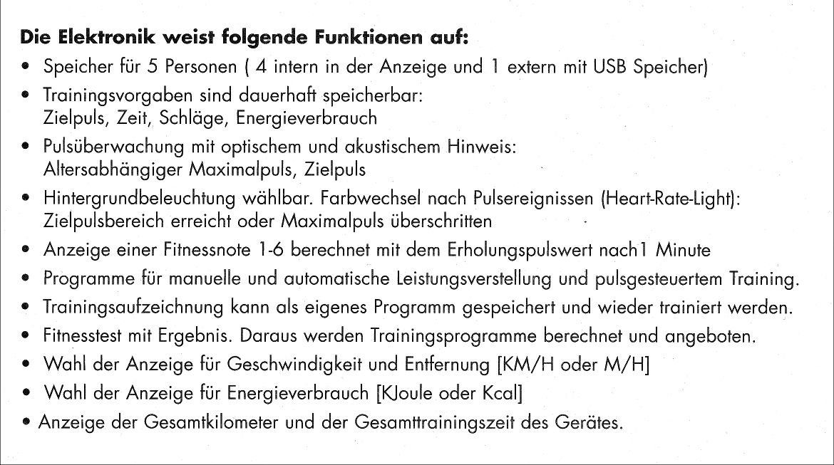 Kettler Hometrainer: KETTLER Ergometer E5 - Top Zustand, Induktionsbremse – Usato da Windisch venduto da Vindonissa07 3