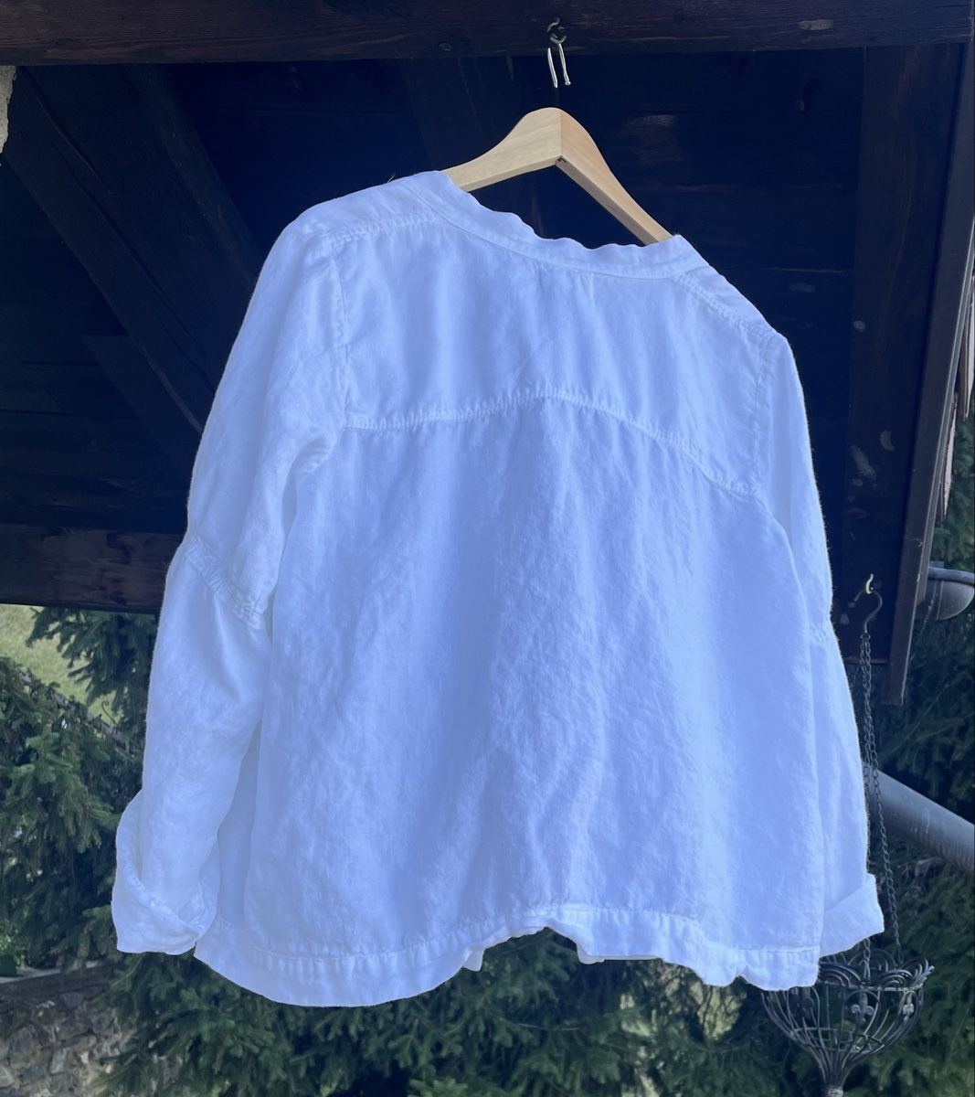 Jacken: Veste chemise estivale en lin Gr L – Gebraucht aus Ovronnaz von fra_n8h8 3