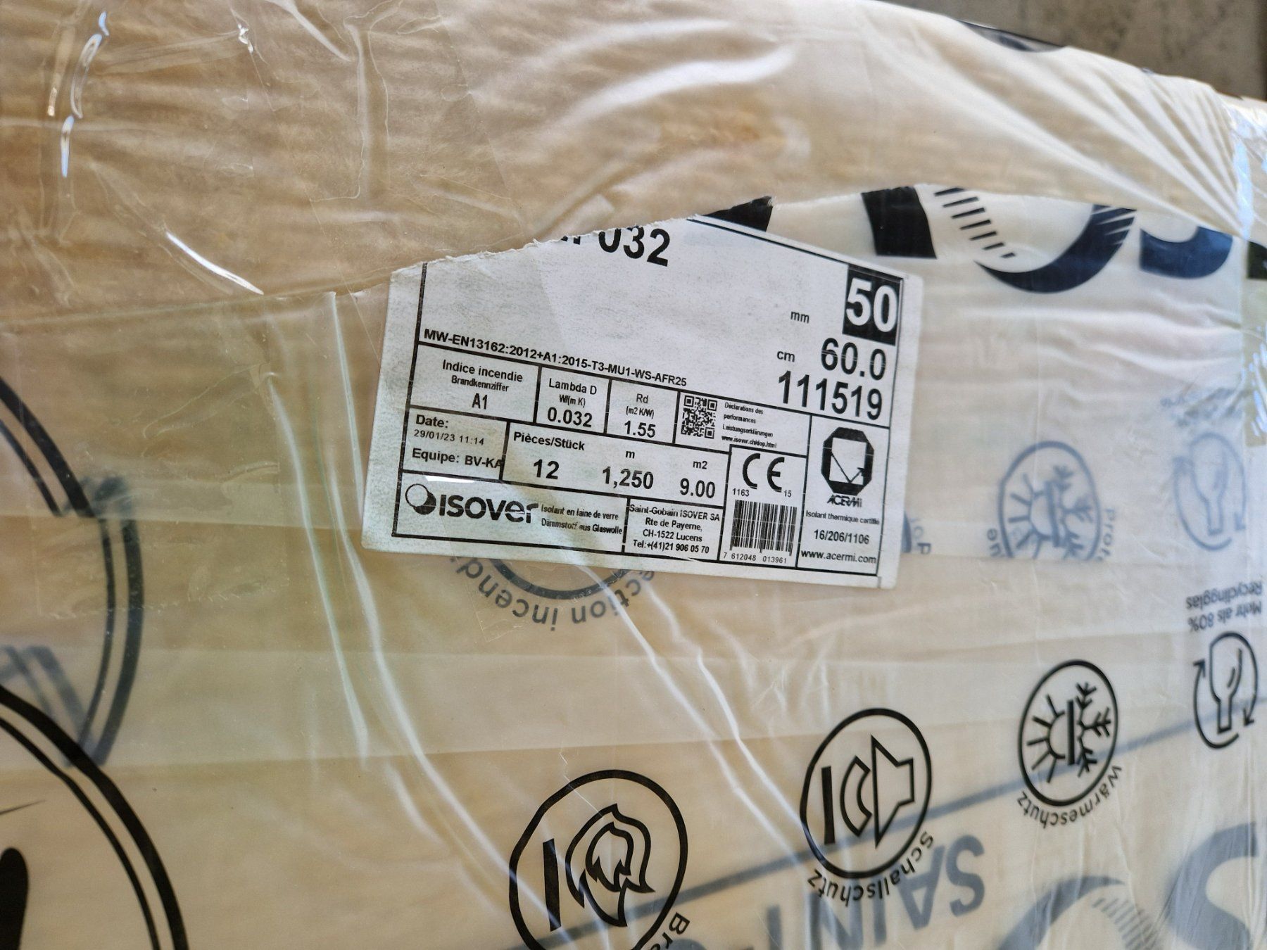 Matériau de remplissage: Isover Isolation Isoconfort 032 – Neuf (Voir description) à Eriz par kilian010 3