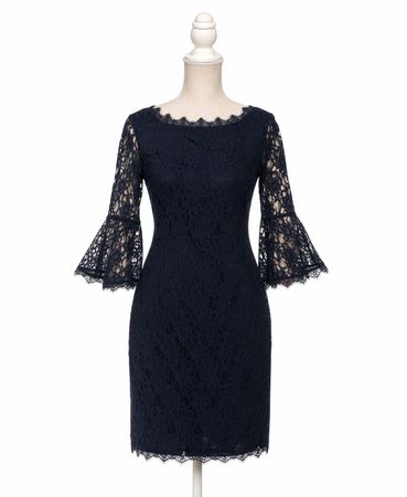 Joseph Ribkoff Kleid Gr. 36 mit Spitze, NP: 299.-