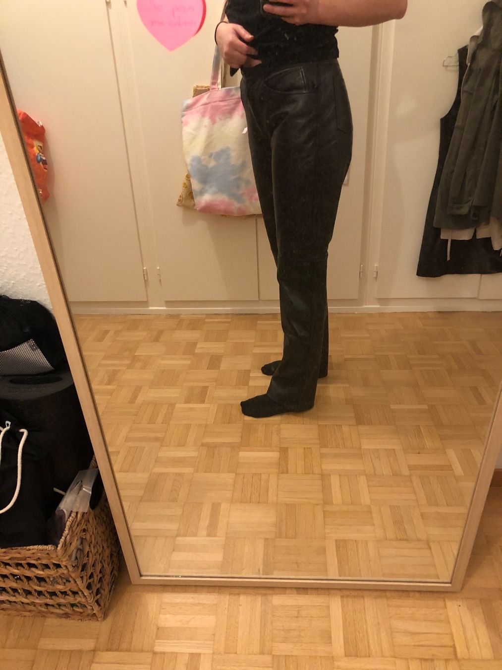 Hosen: Pantalon en vrai cuir – Gebraucht aus Onex von kattrina 7