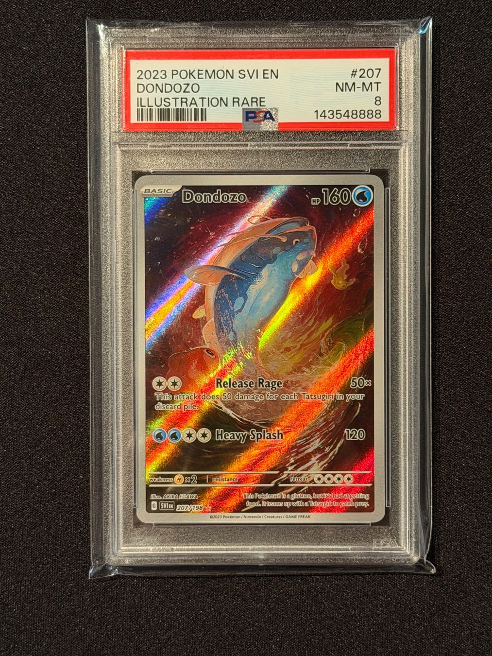 Pokémon Sammelbilder & Trading cards: Dondozo 207/198 - PSA 8 – Gebraucht aus Ilanz von caui