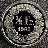 50 Rappen 1985 stgl. / aus Münzsatz