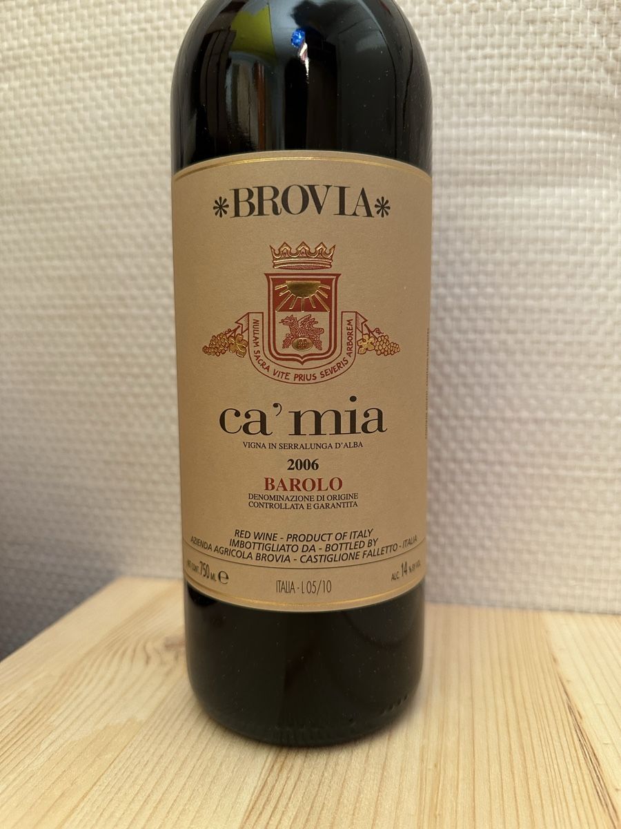 Vino: Barolo Brovia ca‘mia 2006 – Nuovo e nell'imballaggio originale da Elsau venduto da zubar1 2