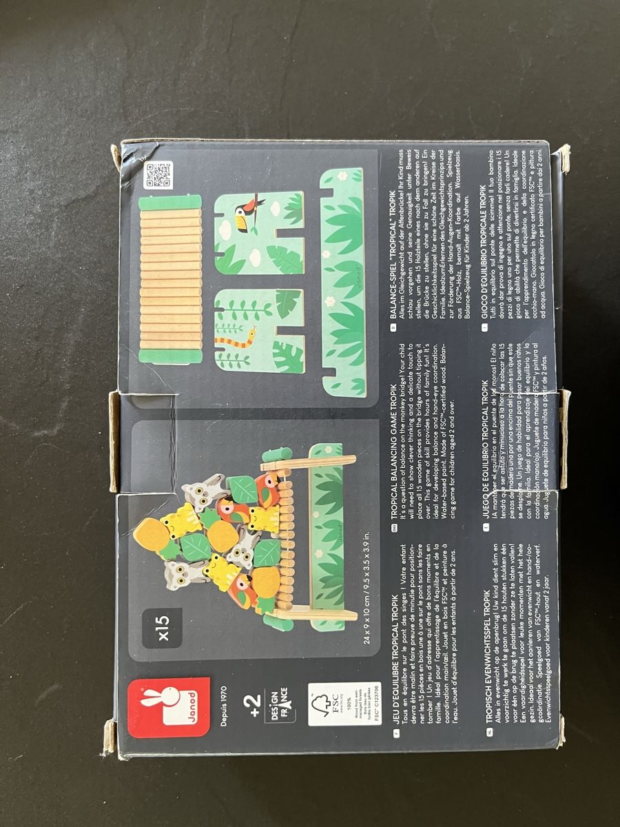 Janod Giochi: Jeu bois Janod équilibre à partir de 2 ans – Usato da Chénens venduto da RosaLine 2