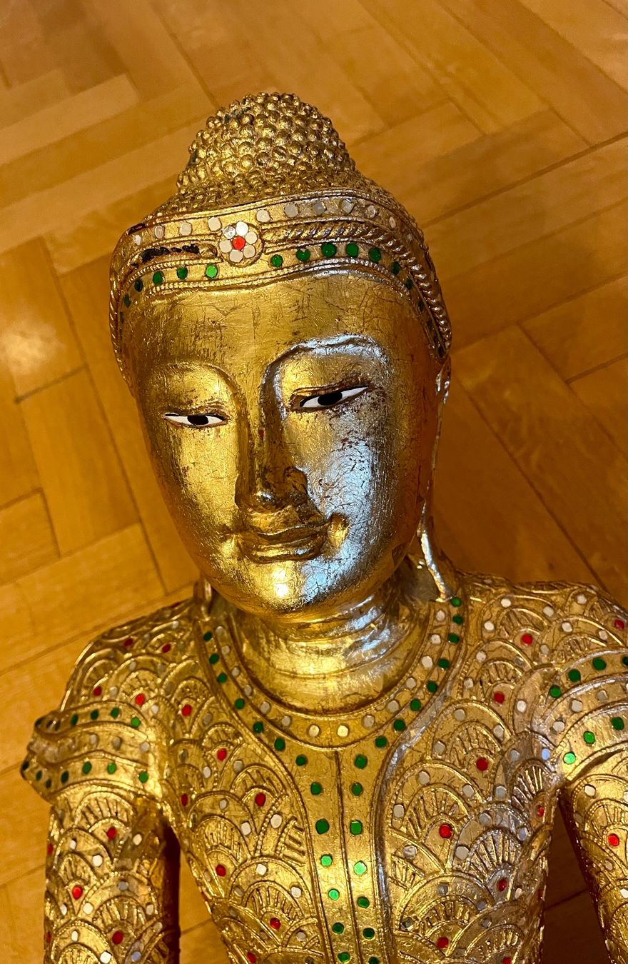 Skulpturen & Statuen: Statue bois sculpter de Bouddha Thaïlandaise Or Fin! – Gebraucht aus lausanne von sultan18 1