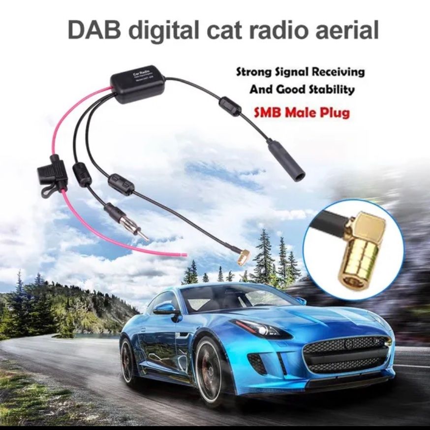Radio: DAB Antenne Splitter Adapter / DAB+ Auto Radio – Nuovo e nell'imballaggio originale da Rorschach venduto da lobosch1