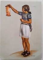 Bundesfeierpostkarte Nr.73 - 1942 - Tessinermädchen, 1.8?