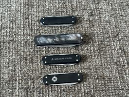 LOT 4 alte Sackmesser Victorinox-Victoria Swiss made RAR