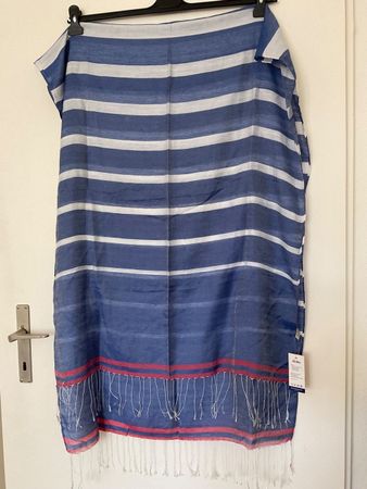 Sommer Schal Maritim 70 x 180 cm NEU mit Etikett NP 119