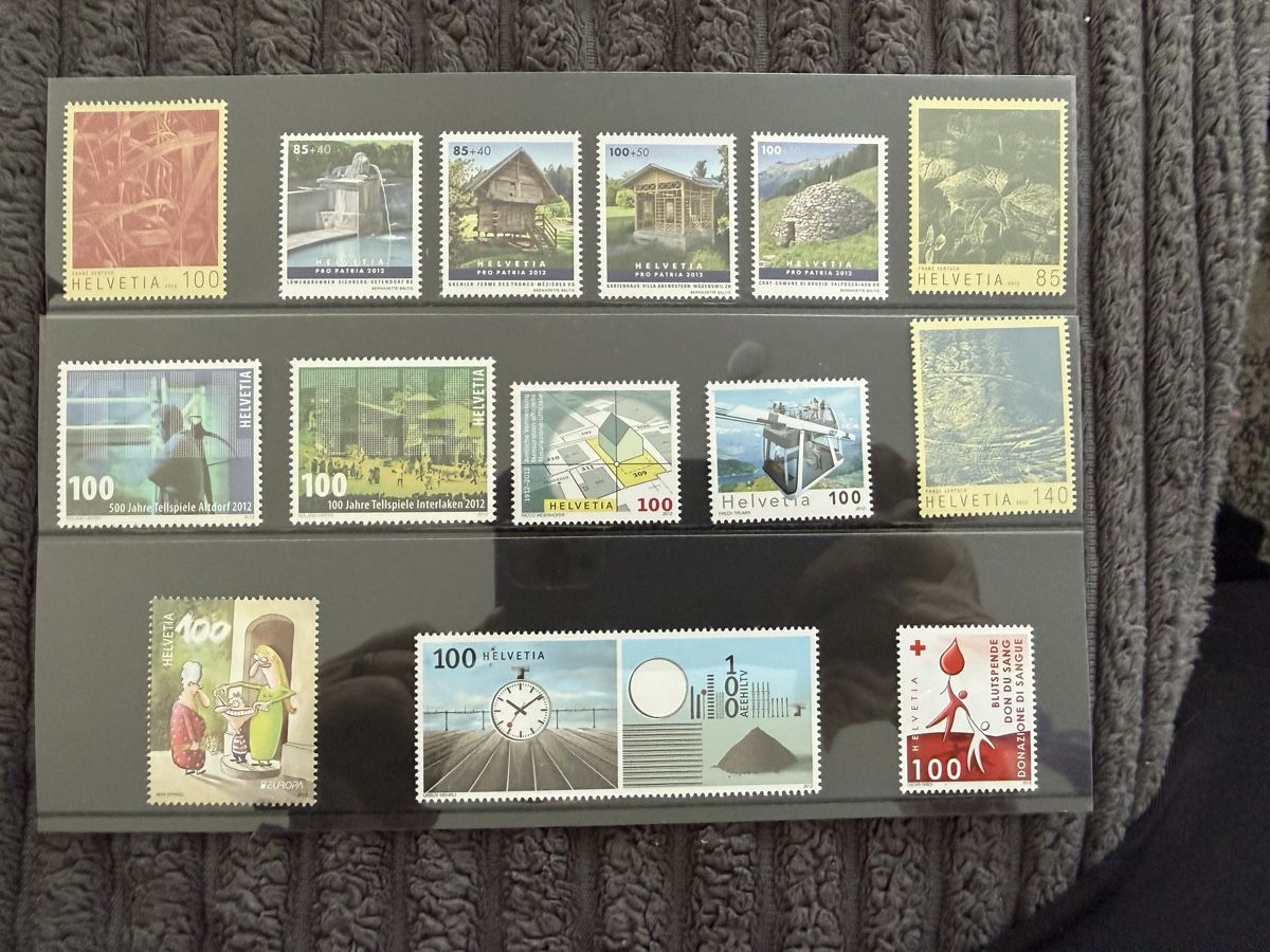 Tous les timbres: Schweizer Sammeln Marken – Neuf (Voir description) à Pfeffikon LU par pepino17