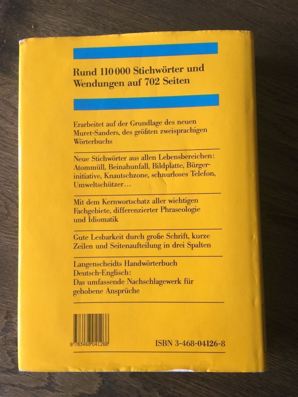 Bücher: Dictionnaire Langenscheidts, Deutsch/Eng – Gebraucht aus Onex von mirza02 1
