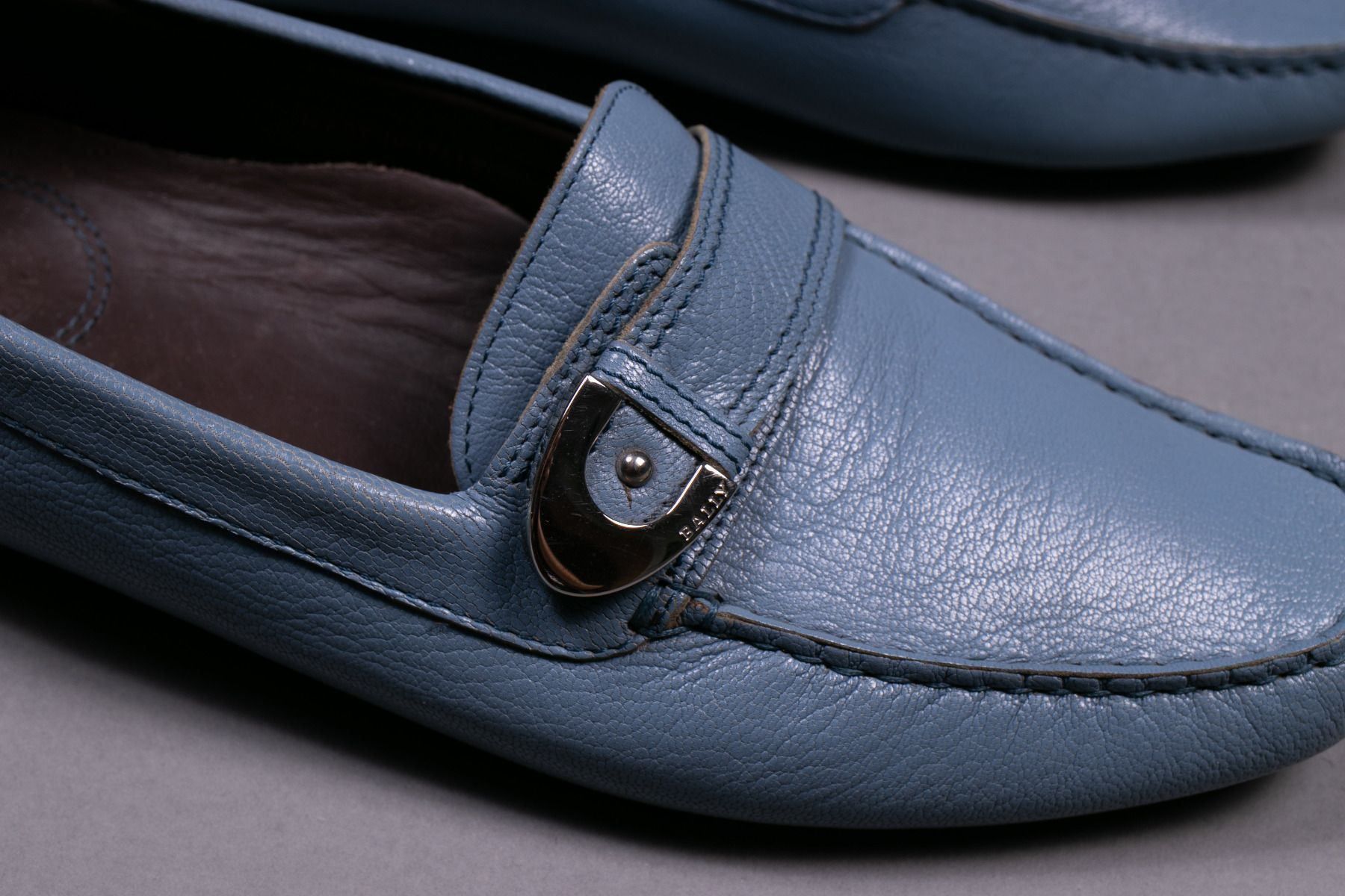 Bally Scarpe da donna: BALLY Blaue Ledermokassin - Gr37 – Usato da Hombrechtikon venduto da BAZ-Vintage 5