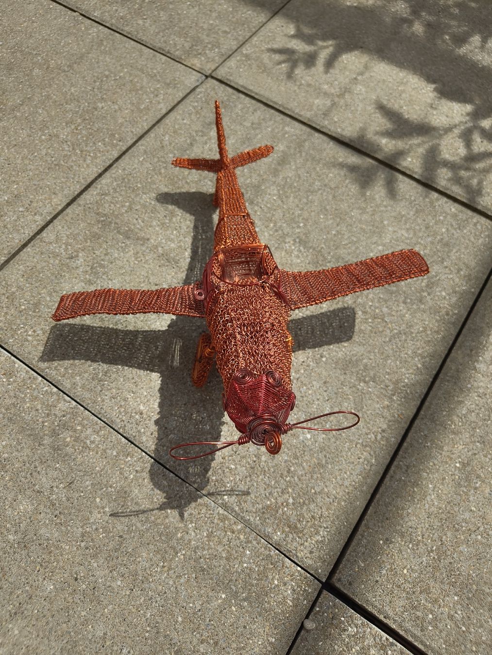 Statuette: Drahtflugzeug aus Kolumbien, Souvenir – Usato da Weinfelden venduto da mi_fo