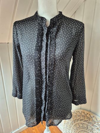 LAURA CLEMENT 🖤 leichte bluse schwarz  Grösse 36