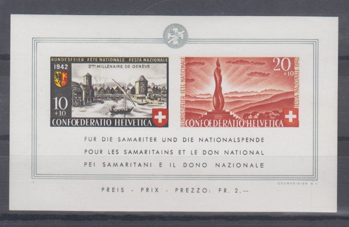 Alle Briefmarken: Bloc Pro Patria 19 neuf** – Gebraucht aus Boécourt von Denteles66