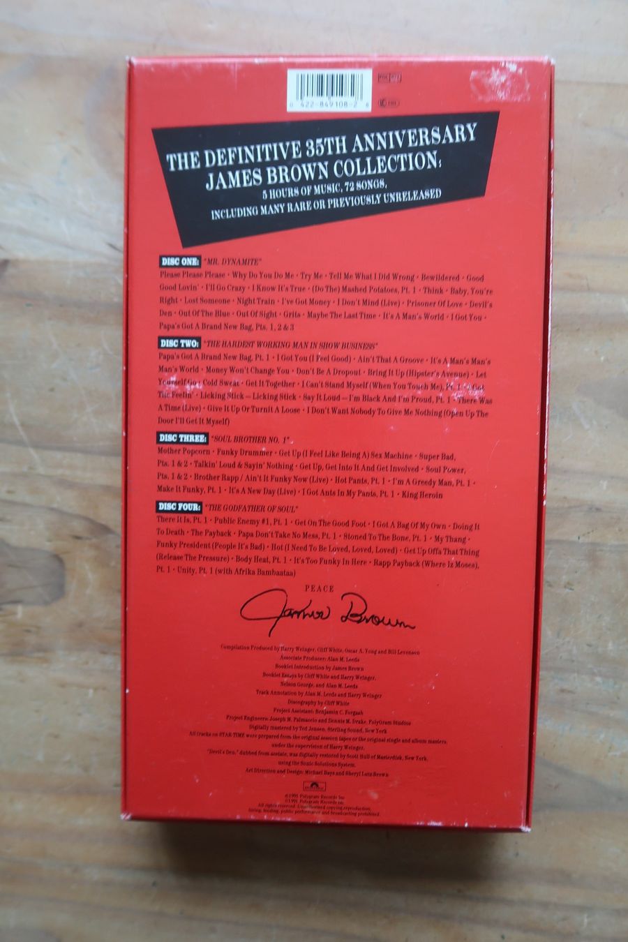 CDs: JAMES BROWN - STAR TIME - 4x CD BOXSET – Gebraucht aus Basel von Patiscat 1