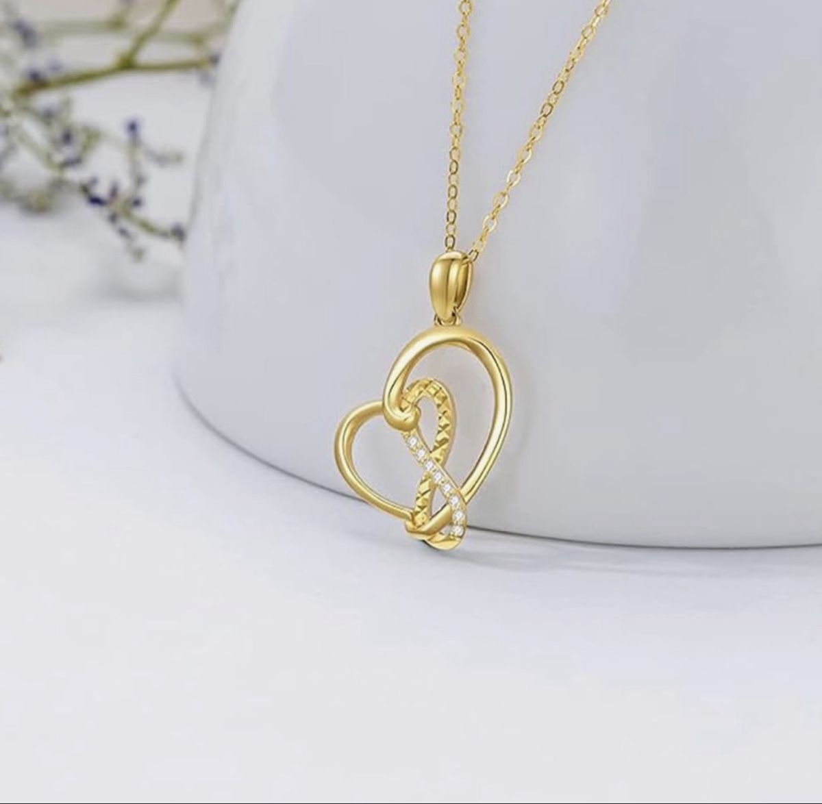 Ketten: 375/9K Echtgold Herz Kette – Neu und originalverpackt aus Hemmental von GoldWert1