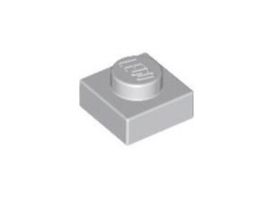 LEGO - 100x Light Bluish Gray Plate 1x1 - 3024 - NEW