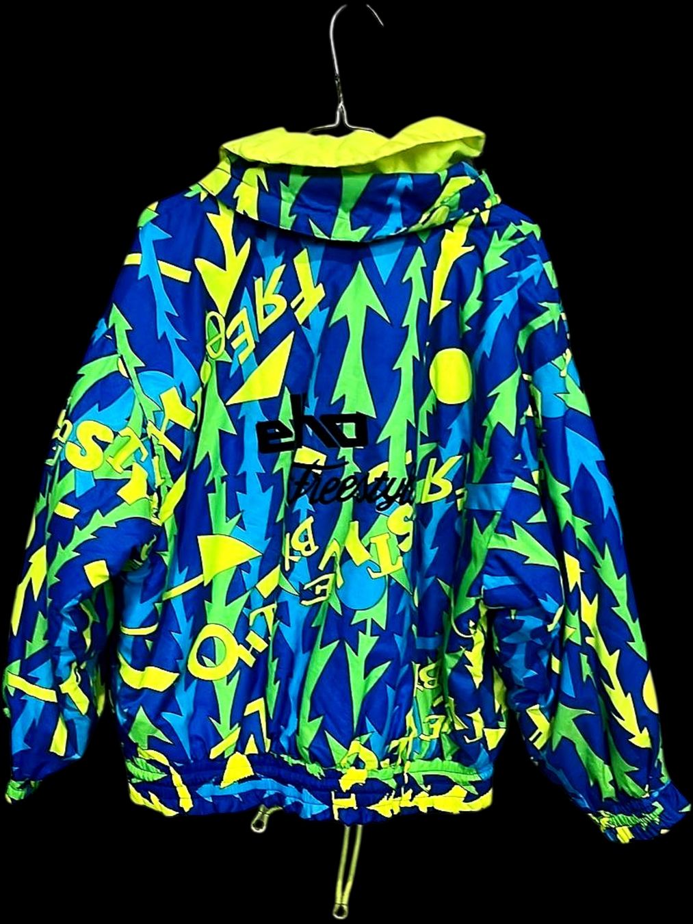 Giacche: Etirel Freestyle Windbreaker - Lebhaftes Pfeilmuster - – Usato da Zug venduto da vinokilo 4
