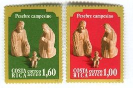 Briefmarken "Weihnachten". Costa Rica.
