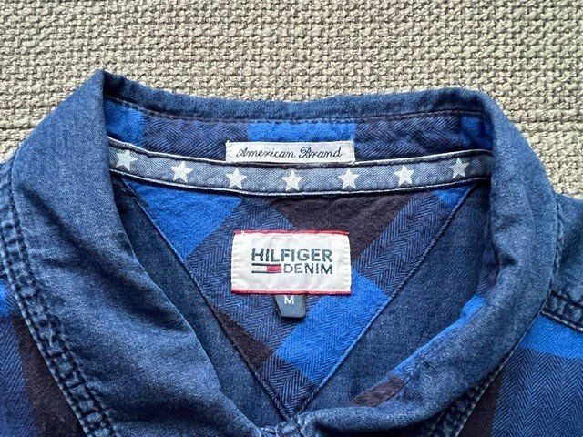 Tommy Hilfiger Blusen: hilfiger denim bluse im Westernstil Grösse M – Gebraucht aus Zufikon von h_s_8xnb