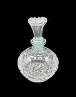 Vintage Lead Crystal Perfume Bottle with Stopper