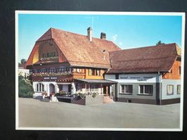 AK Schwarzenburg Gasthof Bahnhof ungelaufen(G5435)