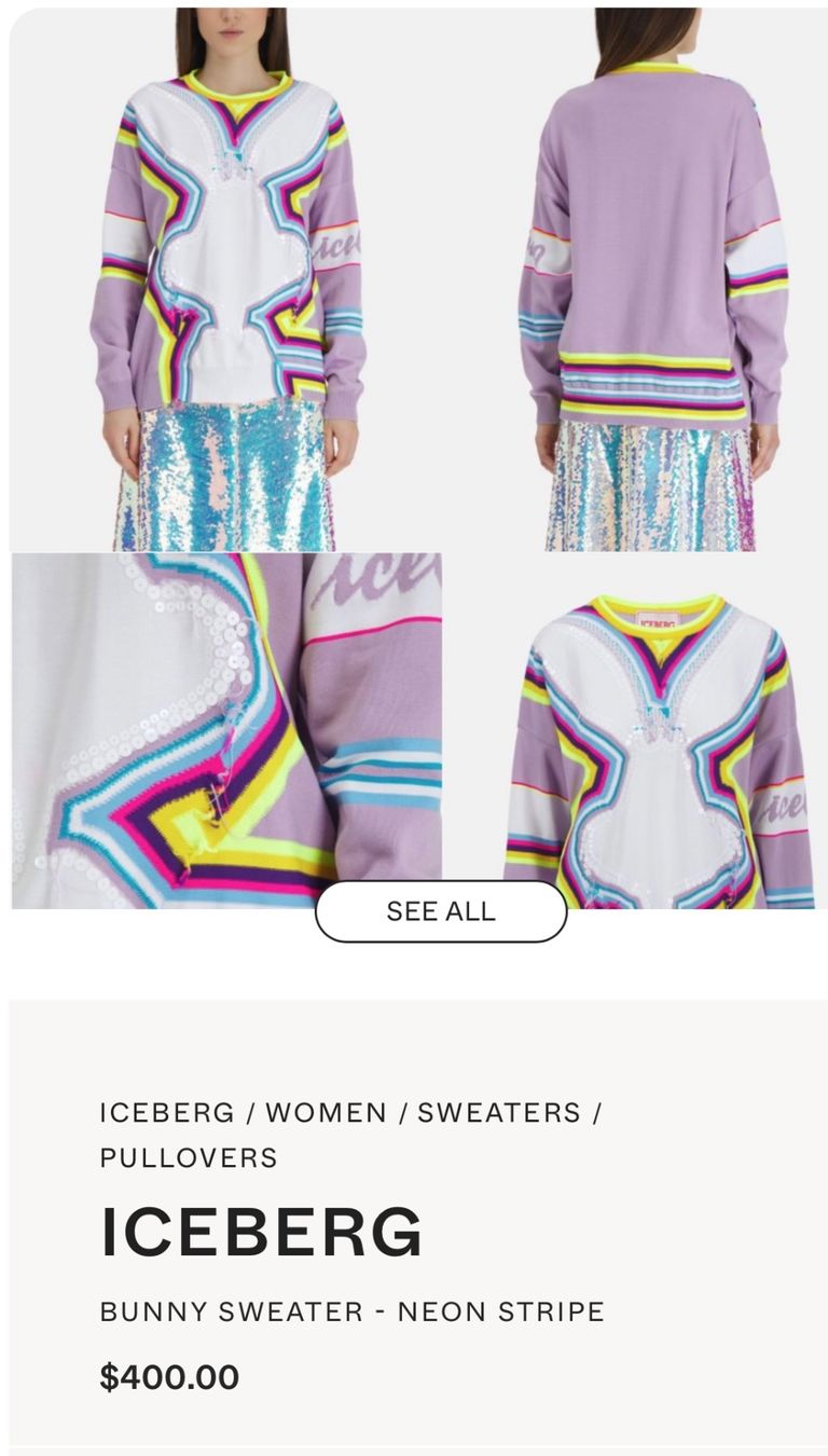 Iceberg Maglioni & Felpe: ICEBERG Pullover Gr. M - 400$ – Nuovo (secondo la descrizione) da Zollikofen venduto da spunk65 8