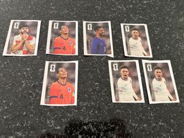 7 Coca-Cola Panini Fussball WM-Sticker 2026