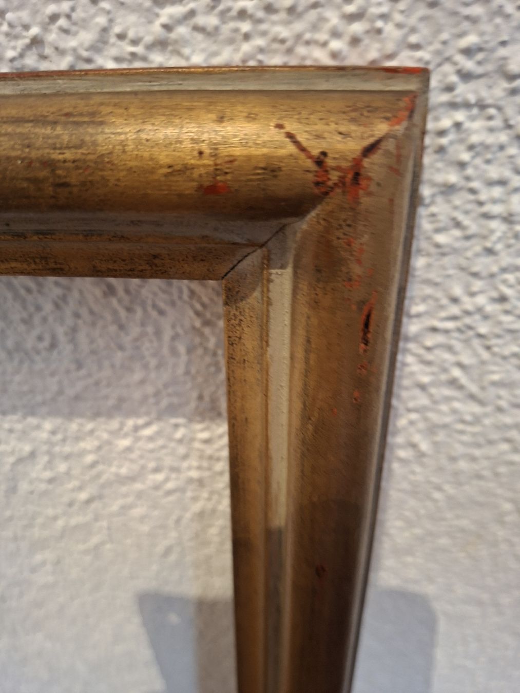 Cornici: Alter Bilderrahmen Holz bronzefarben mit Patina 55x75 – Usato da Klingnau venduto da vollmond36 6