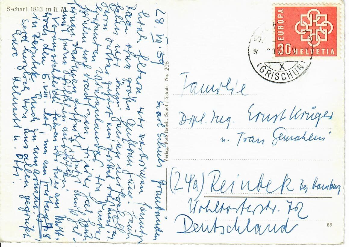 Cartes postales: S-charl – D'occasion à Hochdorf par Ziegel-16 1