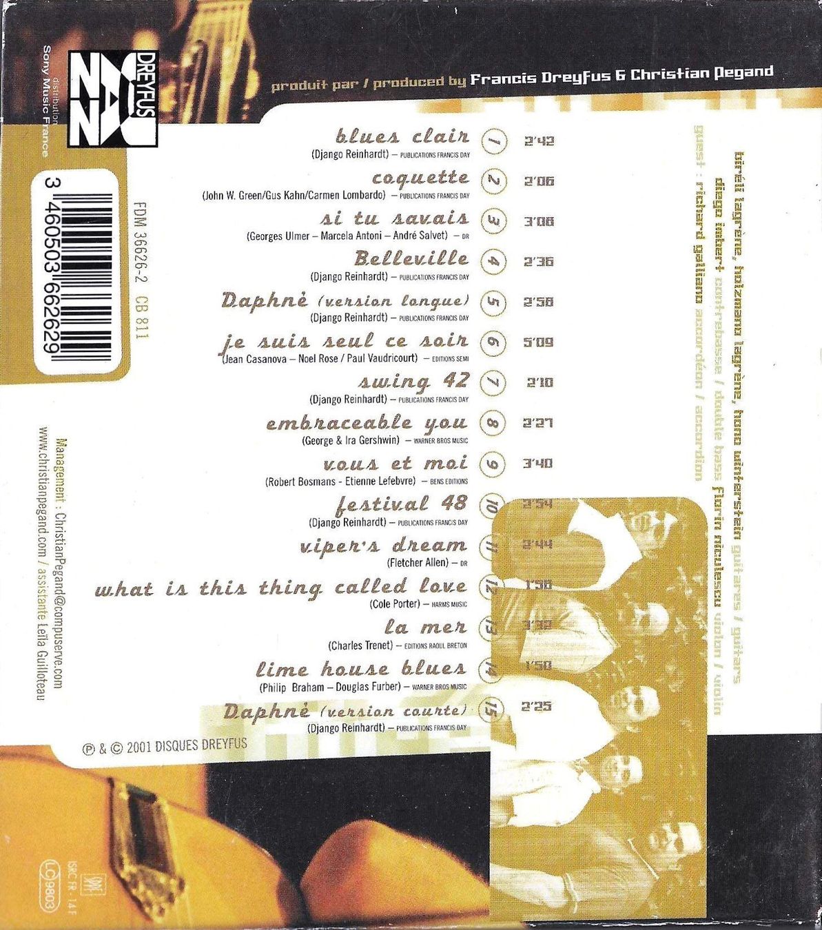 CDs: Bireli Lagrène & Gipsy Project - Same – D'occasion à Savagnier par Ne2065 1