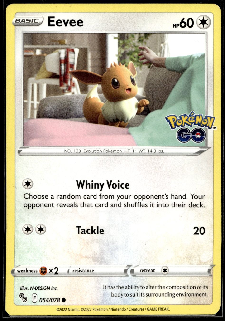 Pokémon Sammelbilder & Trading cards: Eevee (PGO EN 054/078) – Gebraucht aus Affoltern am Albis von Chiesa_5