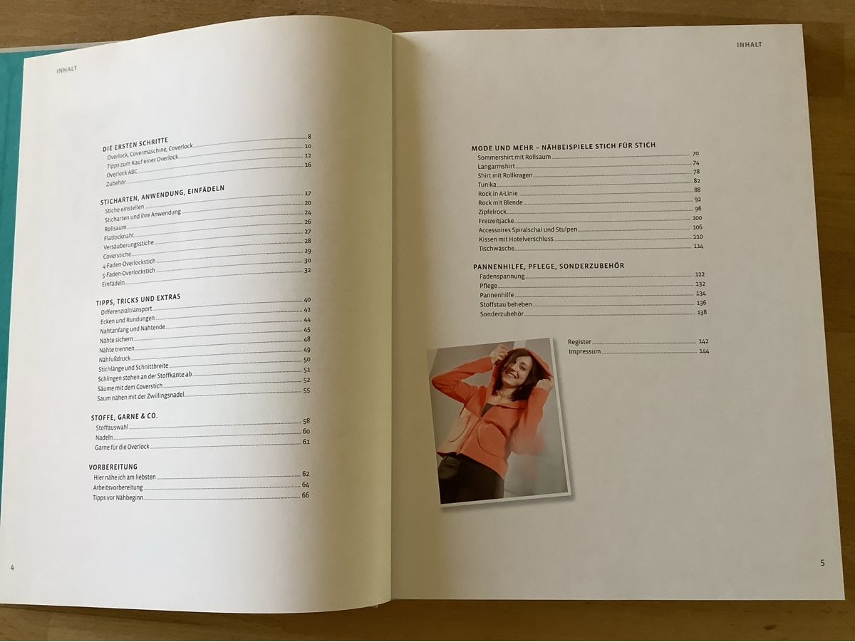 Bücher: Overlock Buch Die ersten Stiche mit Schnittmuster – Gebraucht aus Appenzell-Steinegg von Schmipat 2