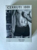 Boxershorts Herren, CERRUTI 1881, Gr.XL,  2 Stk.Schwarz/Grau