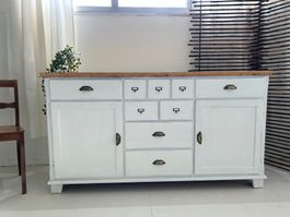 Sideboard Apothekerkommode Tanne weiss vintage börnie's