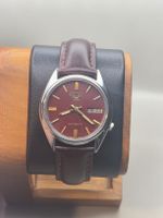 Vintage Seiko 5 Automatic  Seltenes Burgundy Zifferblatt