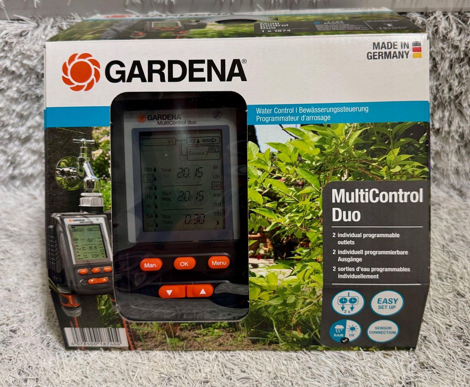 Gardena Tutti gli attrezzi: GARDENA MultiControll Duo-Bewässerungssteuerung – Nuovo e nell'imballaggio originale da Ennetbaden venduto da Tommy-Hilfiger 2
